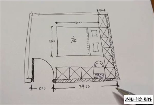 卧室装修布局图