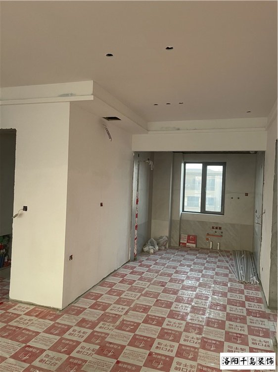 洛阳千岛装饰油漆工施工现场